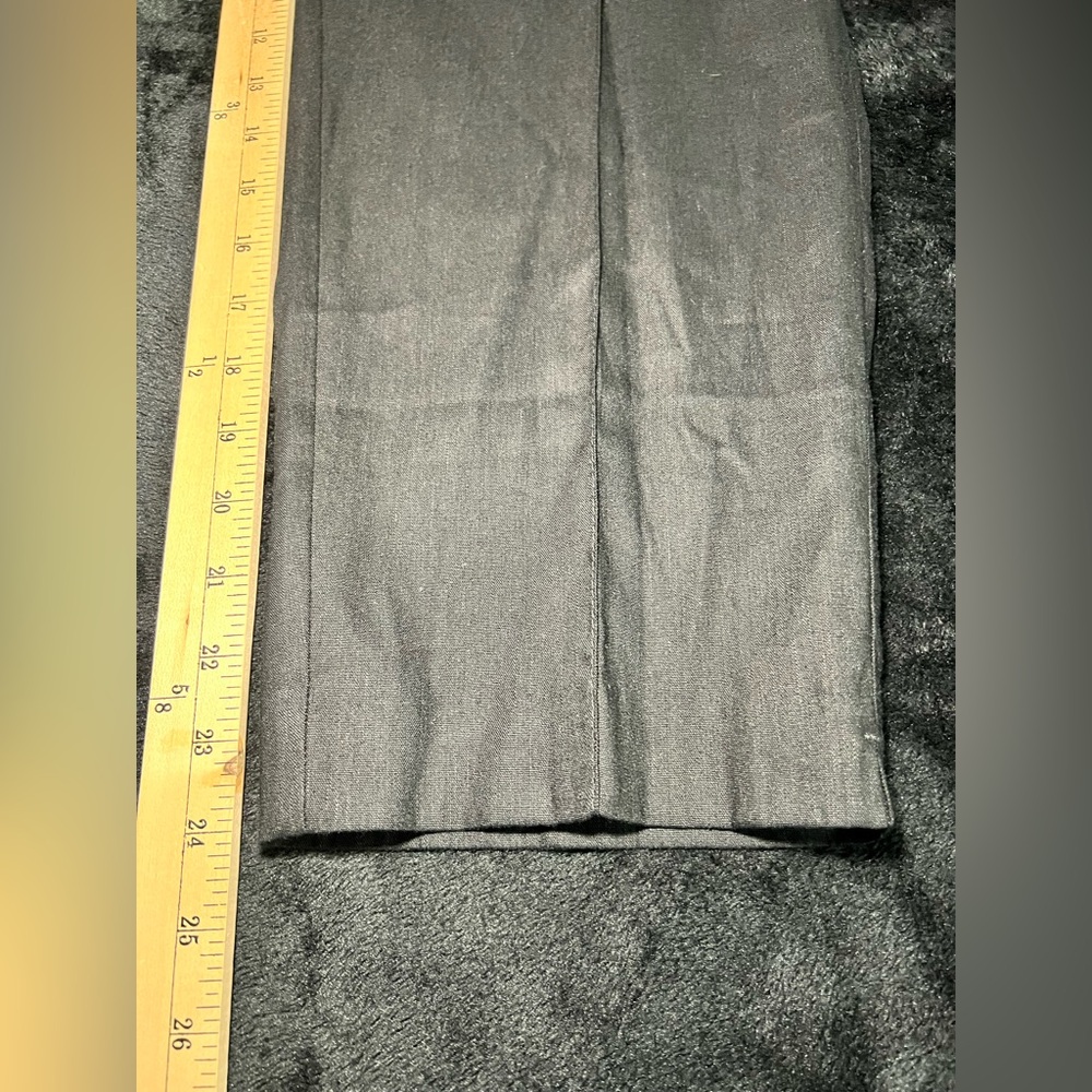 J Jill Women's Linen Stretch Pants, Size Large, Black, Pull On, Cropped, NWT - Picture 7 of 12